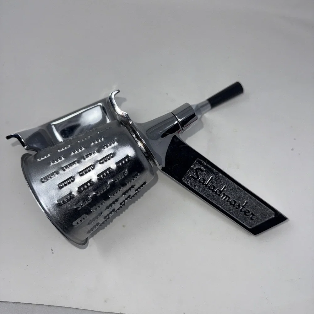 Vintage Saladmaster Food Processor Cutter Shredder Grater Slicer USA Read